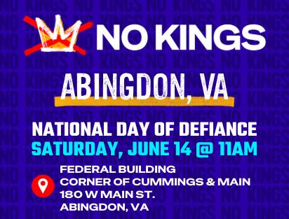 No Kings Day in Abingdon VA